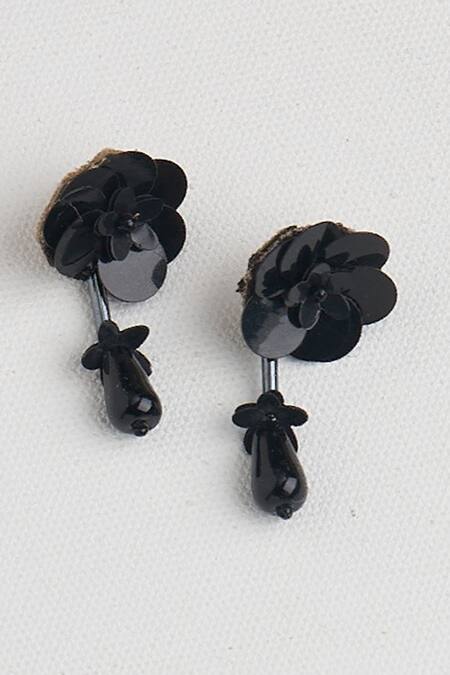 Buy Torque By Merge Black Sequins, Beads Embellished Choker Set Online at Aza Fashions Buy_Torque By Merge_Black Sequins, Beads Embellished Choker Set _Online_at_Aza_Fashions