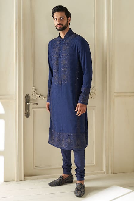 Tarun Tahiliani Floral Embroidered Kurta Set 