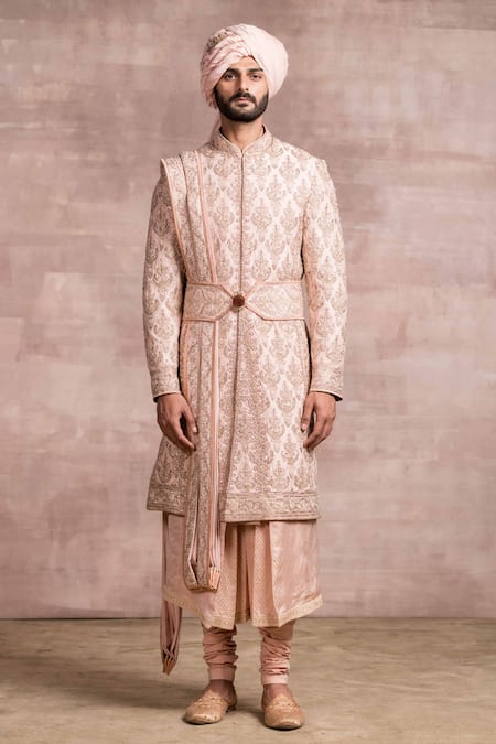 Tarun Tahiliani Zardozi Embroidered Sherwani Set 