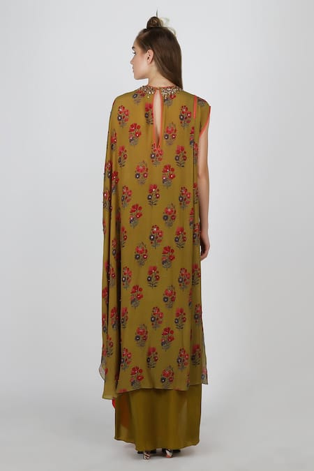 Nikasha Printed Kurta Skirt Set 