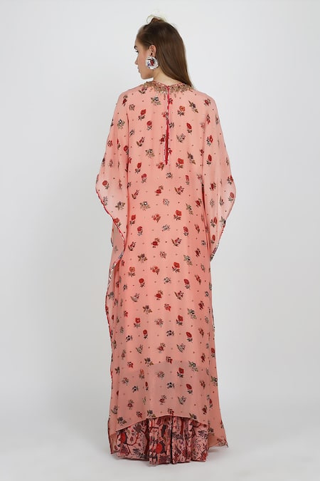 Nikasha Kaftan Kurta with Skirt Set 