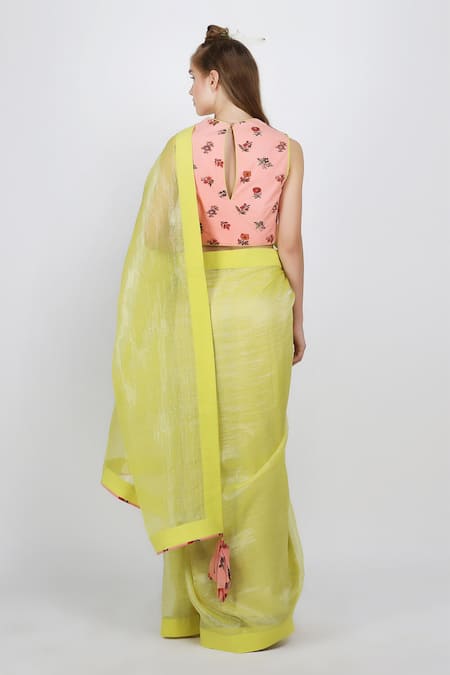 Nikasha Kota Doria Saree with Blouse 