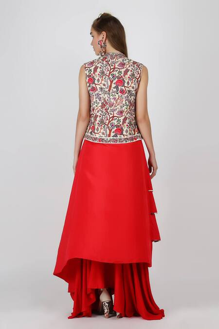 Nikasha Tiered Tunic & Skirt Set 