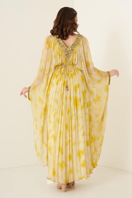 Merge Design Tie Dye Kaftan 