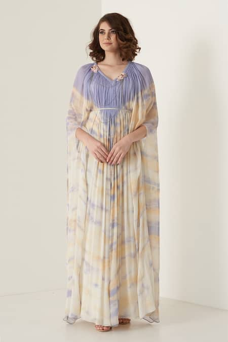 Merge Design Tie Dye Kaftan 