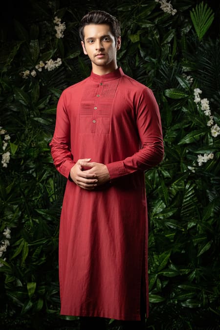 Mirroir Cotton Silk Kurta 