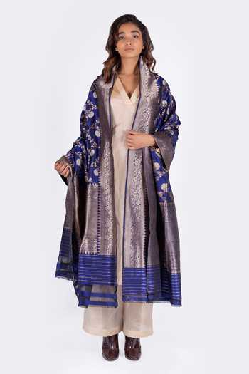 Buy Mimamsaa Purple Handwoven Pure Silk Dupatta Online at Aza Fashions Buy_Mimamsaa_Purple Handwoven Pure Silk Dupatta_Online_at_Aza_Fashions