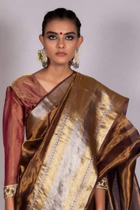 Buy Coral Sarees for Women by Nyrika Online | Ajio.com