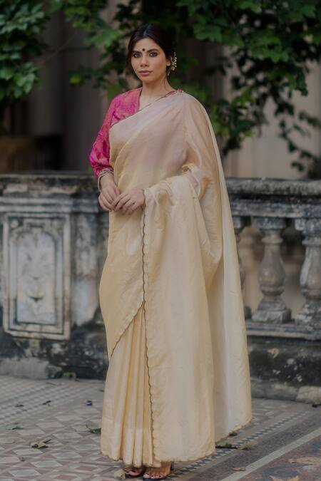 White - Plain Sarees - Sarees Collection with Latest and Trendy Designs at  Utsav Fashions