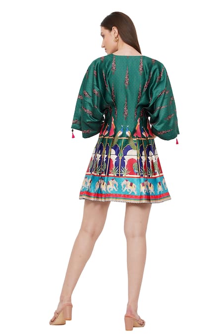 Limerick By Abirr N' Nanki Mimosa Draped Dress 