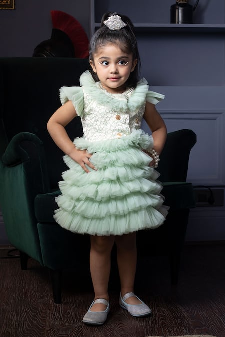 Hoity Moppet Brocade Tiered Dress 