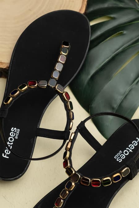 Buy Rag & Co Women's Black Sling Back Sandals for Women at Best Price @  Tata CLiQ