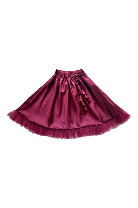 Maaikid Purple Net, Silk Embroidery Skirt Set Online at Aza Fashions Maaikid_Purple Net, Silk Embroidery Skirt Set _Online_at_Aza_Fashions
