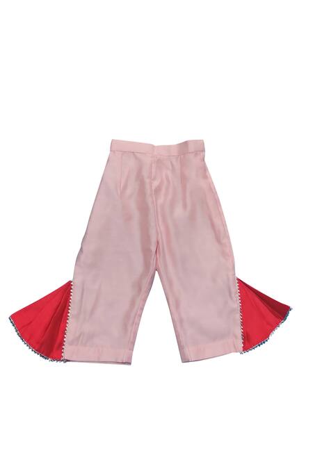 Buy Maaikid Pink Chanderi, Cotton Gota Patti Kurta And Palazzo Set Online at Aza Fashions Buy_Maaikid_Pink Chanderi, Cotton Gota Patti Kurta And Palazzo Set _Online_at_Aza_Fashions