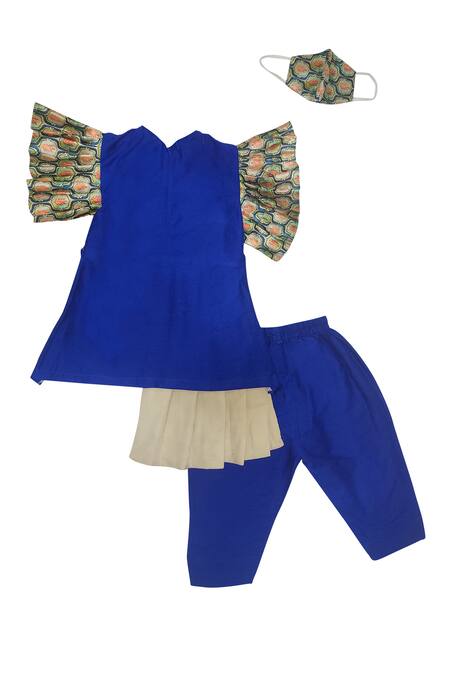 Buy Maaikid Green Cotton, Silk Printed Kurta And Pant Set Online at Aza Fashions Buy_Maaikid_Green Cotton, Silk Printed Kurta And Pant Set _Online_at_Aza_Fashions