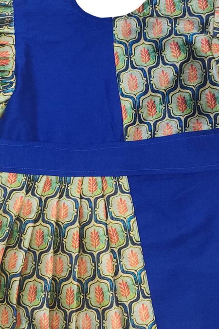 Maaikid Green Cotton, Silk Printed Kurta And Pant Set at Aza Fashions Maaikid_Green Cotton, Silk Printed Kurta And Pant Set _at_Aza_Fashions