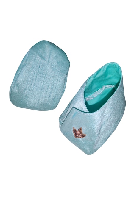 Maaikid Overlap Embroidered Booties 