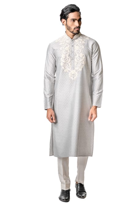 Krishna Mehta Floral Print Kurta Set 