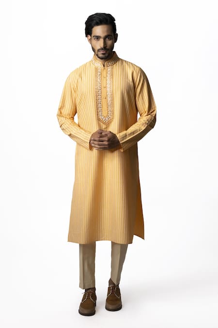 Krishna Mehta Geometric Print Kurta Set 