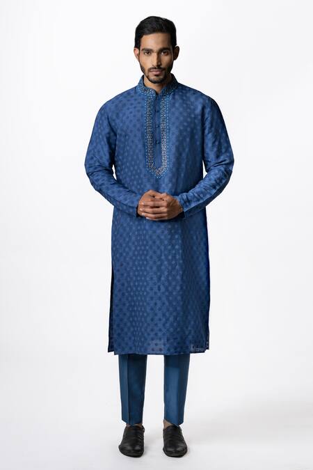 Krishna Mehta Geometric Print Kurta Set 