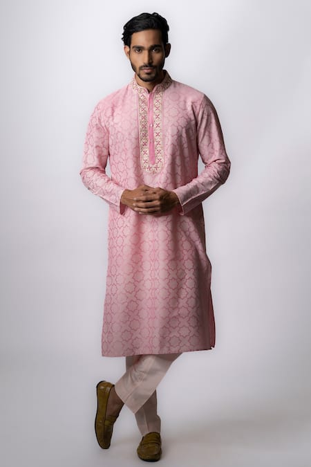 Krishna Mehta Geometric Print Kurta Set 