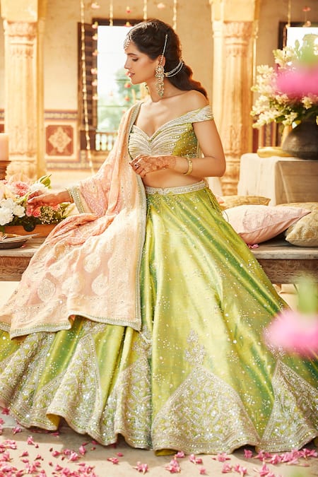 Matsya The Iconic Winged Temple Lehenga Set 