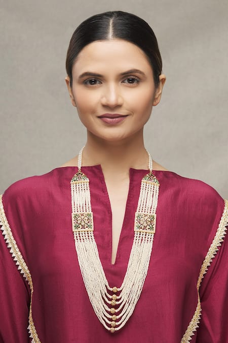 Moh-Maya by Disha Khatri Layered Jadau Necklace 