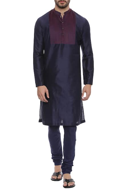 Mayank Modi - Men Pintuck kurta with churidar 