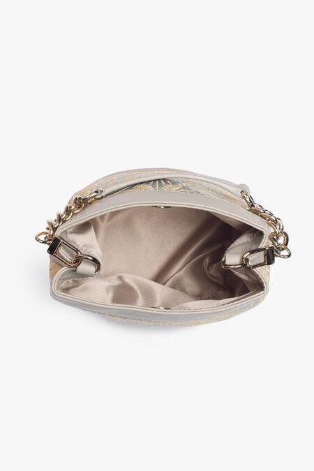 Shop Tan & Loom Green Woven Rani Brocade Batwa Online at Aza Fashions Shop_Tan & Loom_Green Woven Rani Brocade Batwa _Online_at_Aza_Fashions