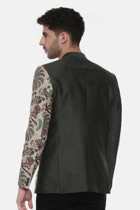 Mayank Modi - Men Printed Bandhgala For Kids