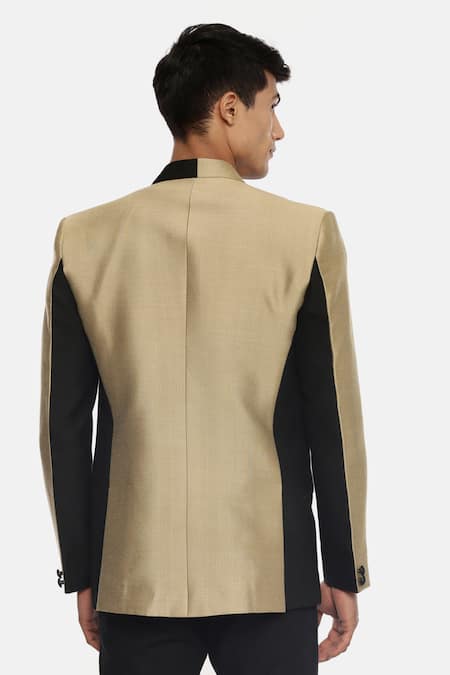 Mayank Modi - Men Colorblock Blazer For Kids