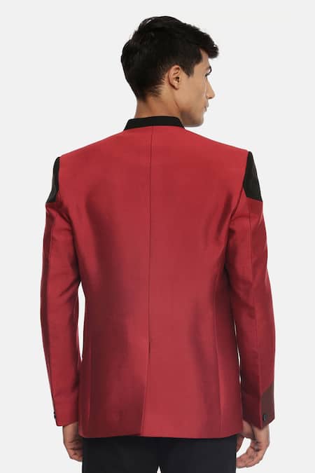 Mayank Modi - Men Colorblock Bandhgala For Kids