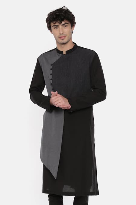 Mayank Modi - Men Layered Kurta Set 