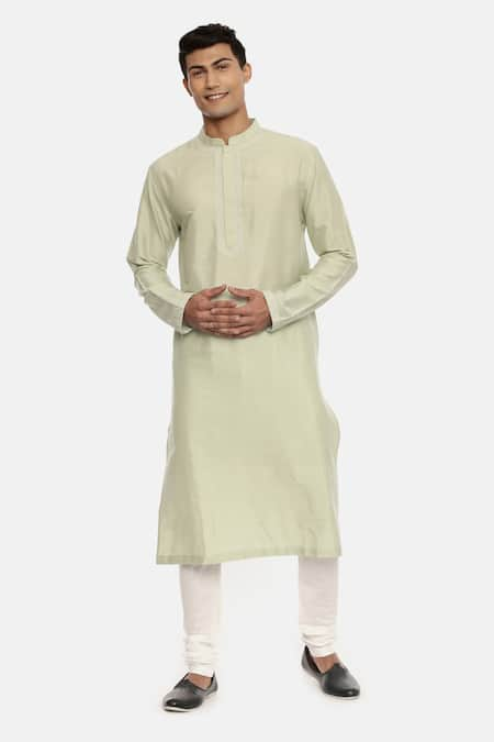 Mayank Modi - Men Silk Cotton Kurta Set 