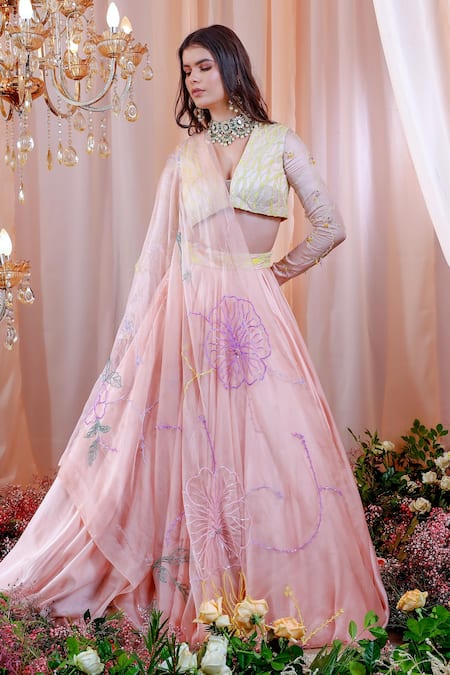 Ready To Ship | $64 - $129 - Pink Bollywood Lehenga Choli, Pink Bollywood  Replica Lehengas, Pink Bollywood Celebrity Lehenga Choli and Pink Celebrity  G Online Shopping