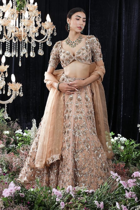 Weaving Viscose Black Wedding Lehenga Choli with Dupatta - LC6120