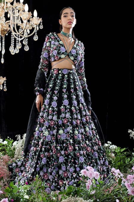 Mahima Mahajan Margot Hand Embroidered Lehenga Set 