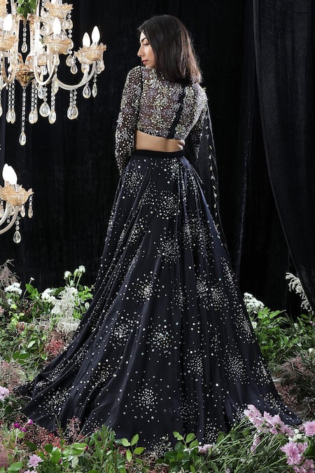 Mahima Mahajan Audrey Hand Embroidered Lehenga Set 