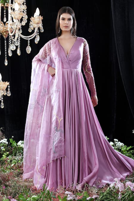 Mahima Mahajan Esme Hand Embroidered Anarkali With Dupatta 