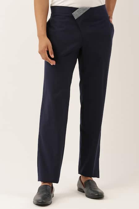 Dark blue cotton sport trousers – Rota SRL