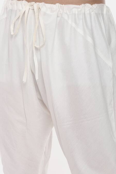 Shop_Mayank Modi - Men_Red Silk Embroidery Layered Sherwani Set For Kids_Online_at_Aza_Fashions