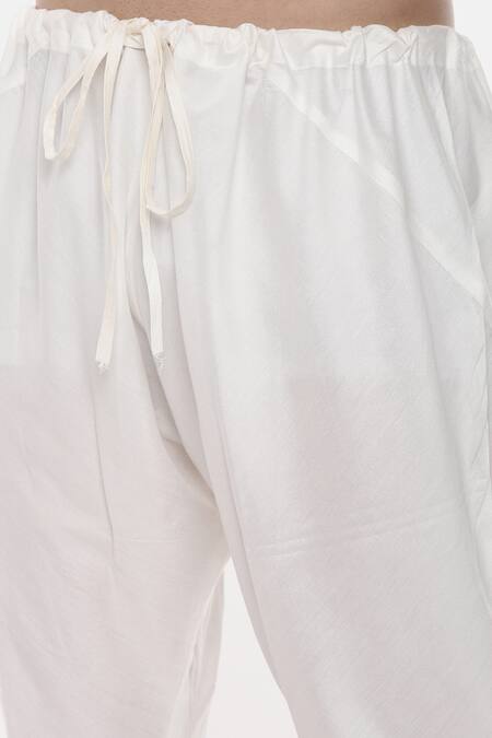 Shop_Mayank Modi - Men_Green Silk, Cotton Embroidery Overlap Sherwani Set For Kids_Online_at_Aza_Fashions