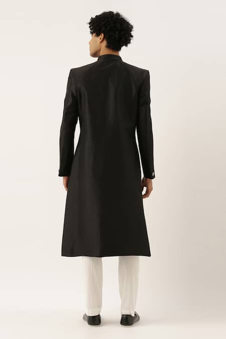 Mayank Modi - Men Silk Sherwani Set For Kids