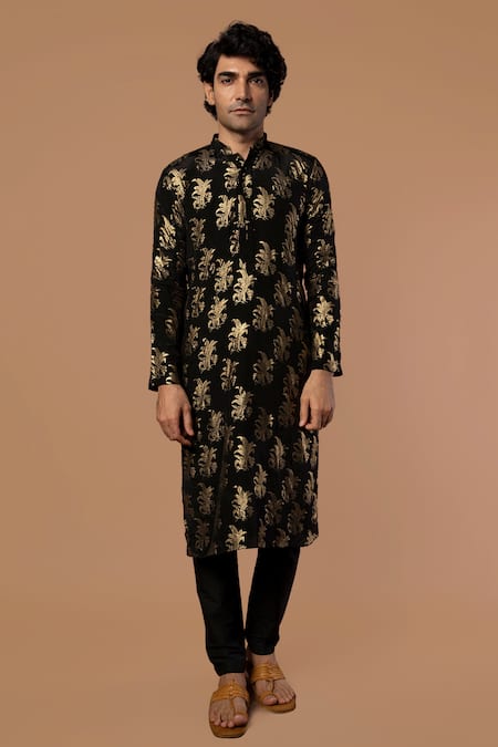 Masaba Tropical Banana Foil Print Kurta 