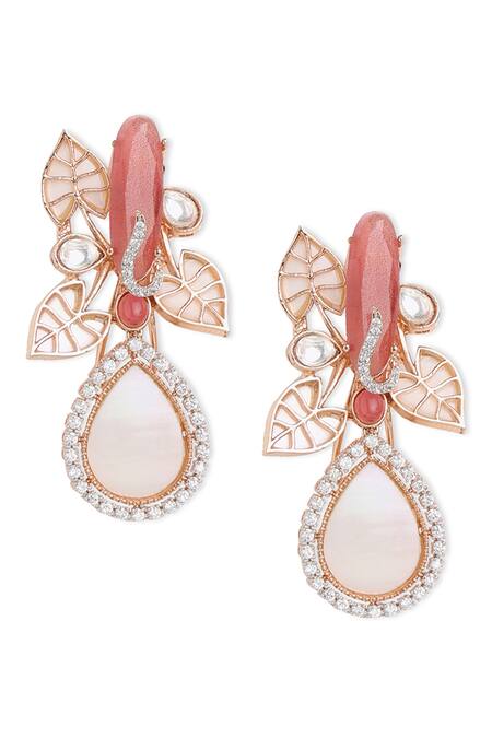 Mae Jewellery By Neelu Kedia_Gold Plated Pearl Mother Of Choker Set_Online_at_Aza_Fashions