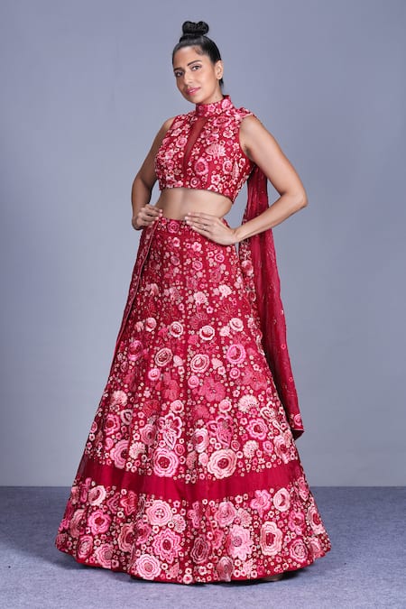 Mishru Organza Lehenga Set 