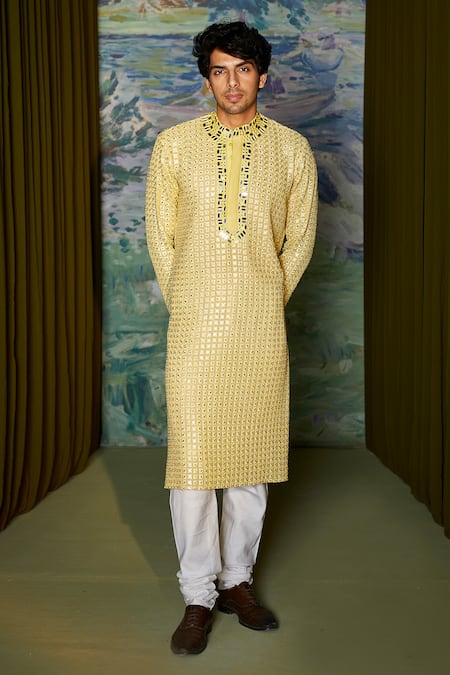 Twenty Nine Mirror Embroidered Kurta Set 