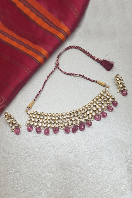 Minaki  Kundan Choker Set 