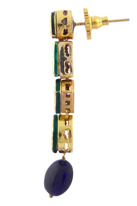 Minaki Gold Plated Stones, Beads Kundan Choker Set at Aza Fashions Minaki_Gold Plated Stones, Beads Kundan Choker Set _at_Aza_Fashions