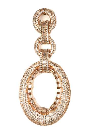 Minaki Gold Plated Zircon Stone Tiered Danglers Online at Aza Fashions Minaki_Gold Plated Zircon Stone Tiered Danglers_Online_at_Aza_Fashions